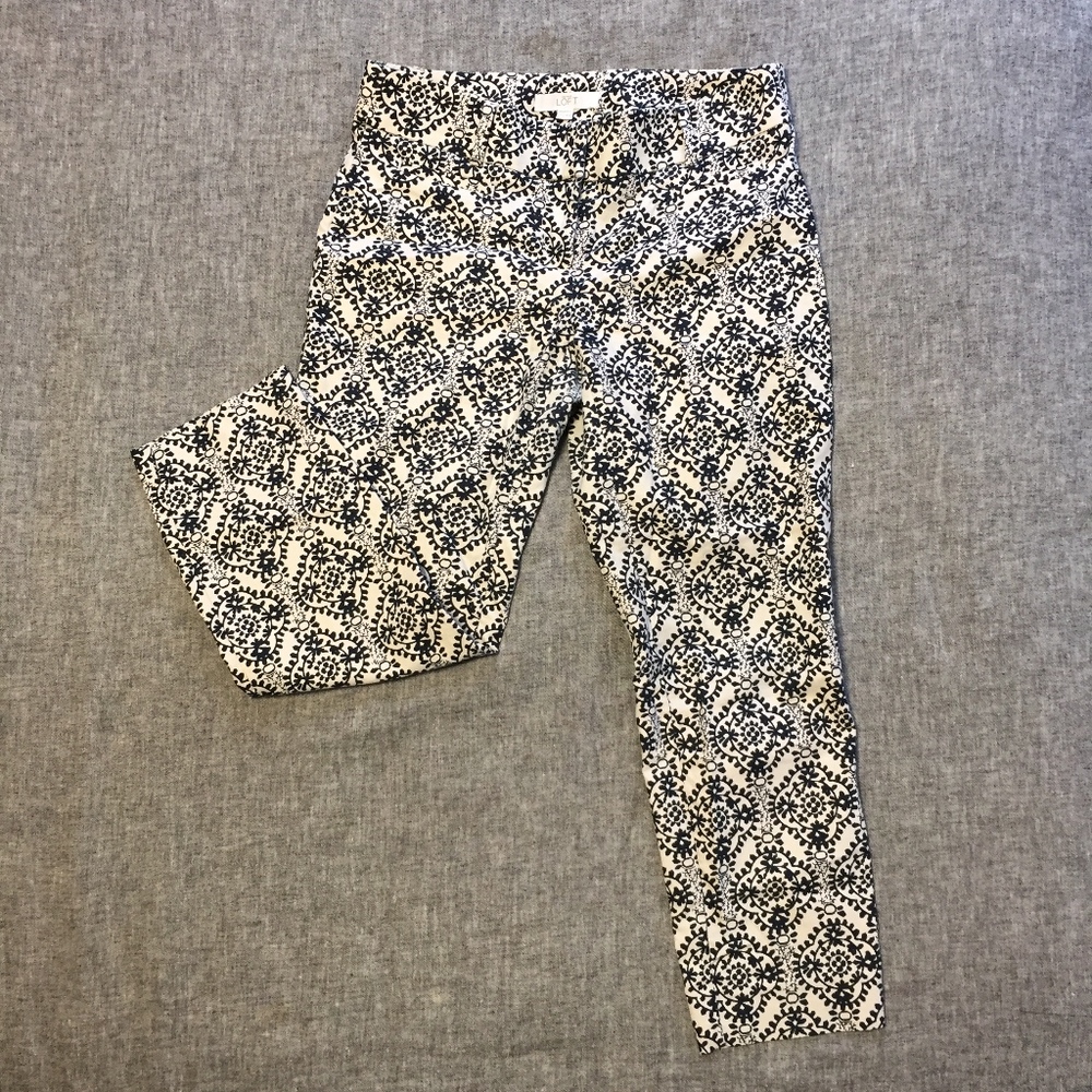 Loft Patterned Pants - image 1